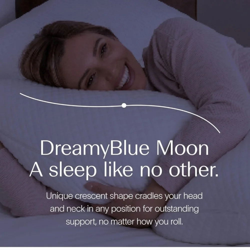 DreamyBlue Moon Pillow King